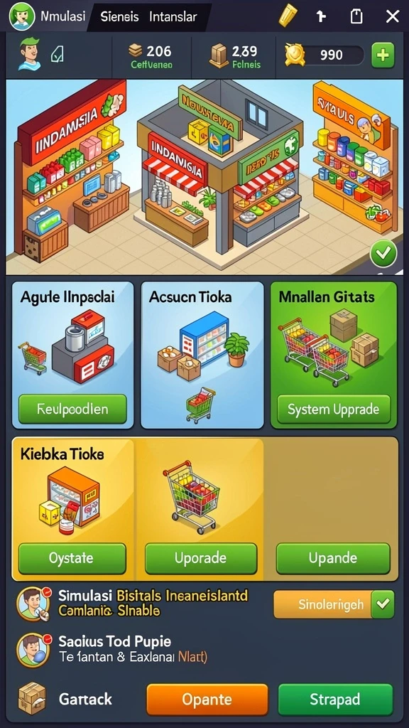 555f - Tampilan antarmuka yang menarik dan intuitif.