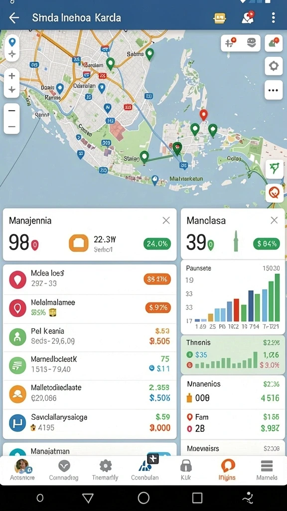 k3k3 - Tampilan level yang penuh warna dan menantang.
