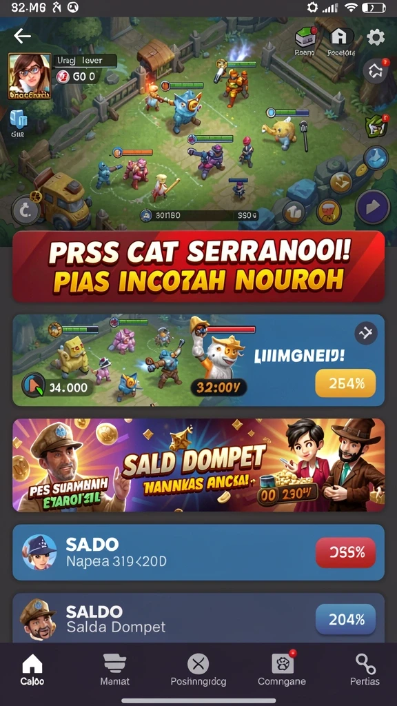 k3k3 - Mode multiplayer yang menambah keseruan bermain.