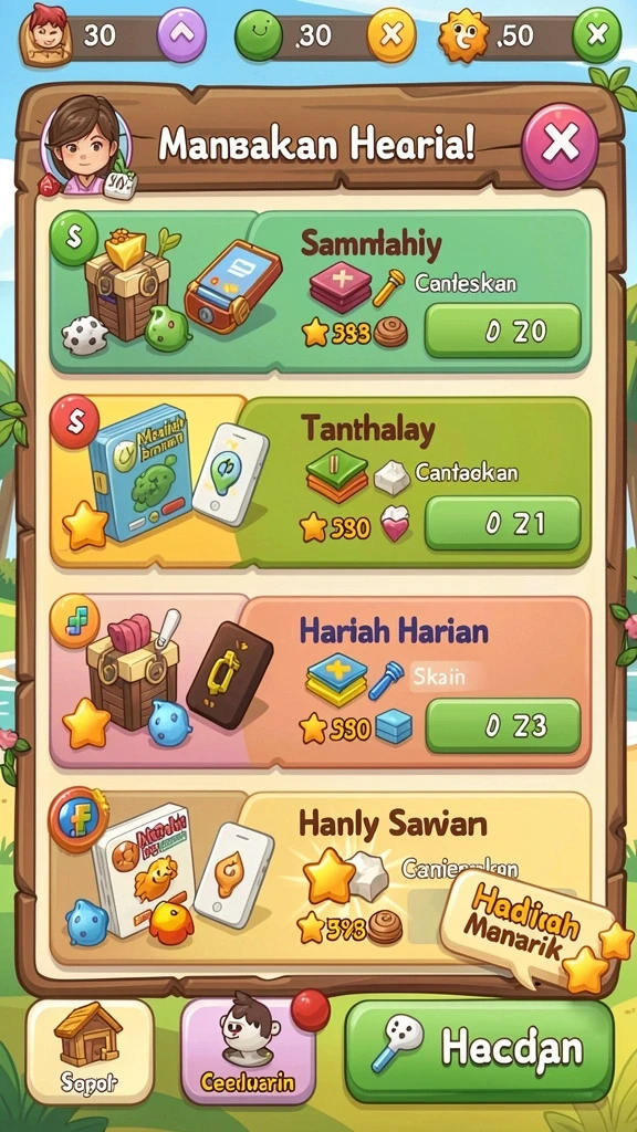 markas789 - Tampilan antarmuka yang menarik dan modern.
